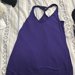 Mossimo Supply Co Purple Backless Sleeveless Tank Top
